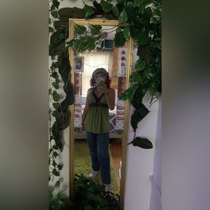 Y2K/vintage/bohemian top!